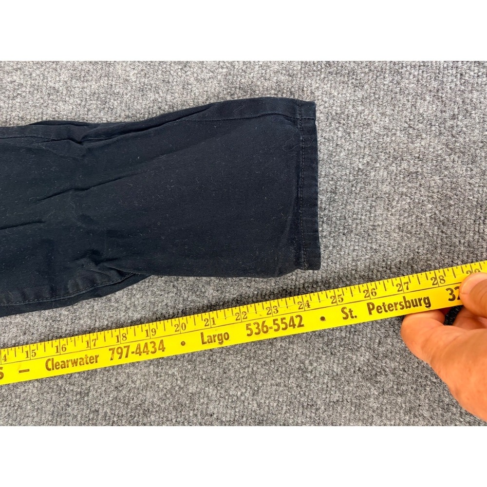 Nine West Pants Heidi Pull On Cropped Black Women's Size 10 - Picture 8 of 10